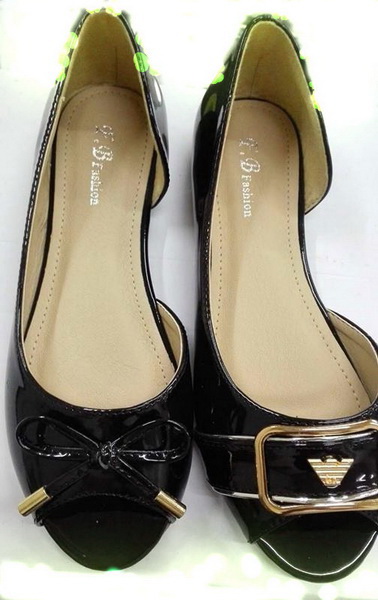 Patent PU with bow special shape casual shoes
